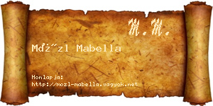 Mözl Mabella névjegykártya